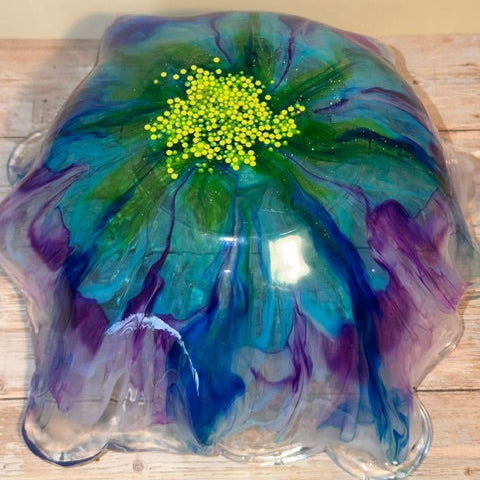 Bottom of Big Flower Bowl