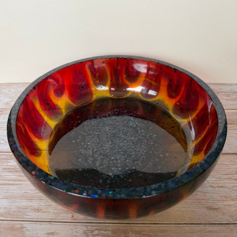 Flaming Decorative Bowl (2)
