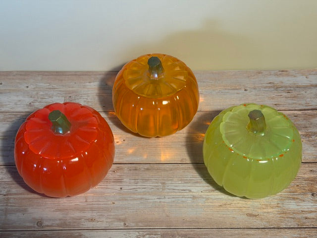 Glow-In-The-Dark Pumpkins in Natural Light