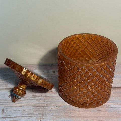 Golden Jar and Lid