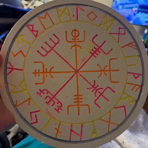 Vegvisir Altar Plate