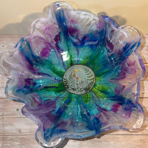 Inside of Big Flower Bowl