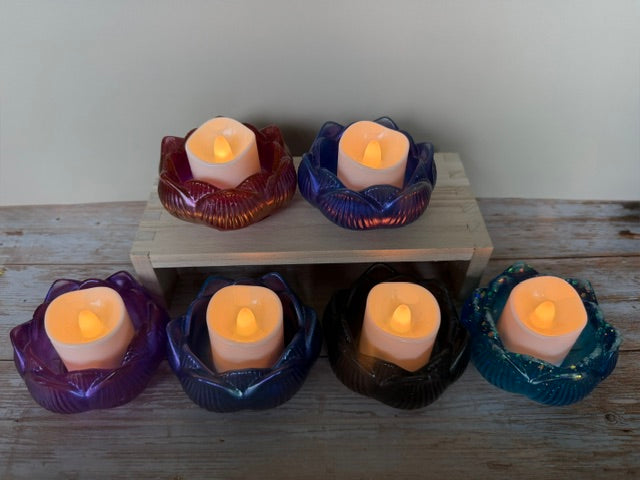 Lotus with Tealights