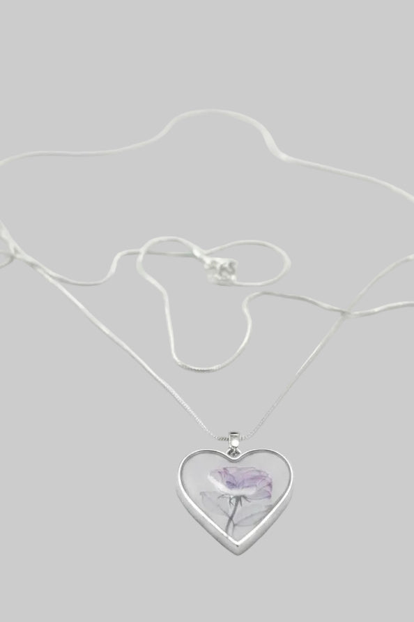 Watercolor Flower Necklace