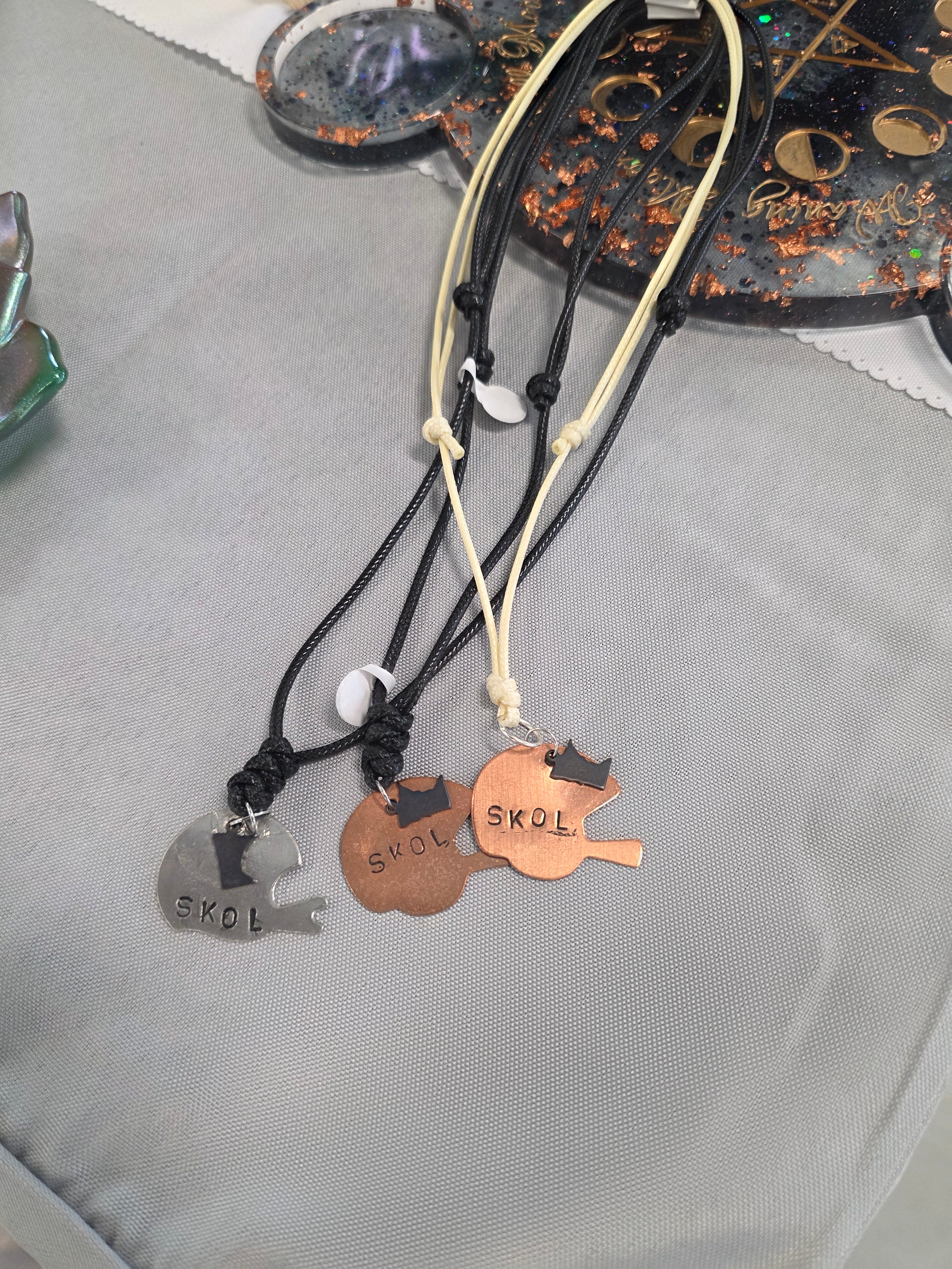 SKOL Stamed Necklace